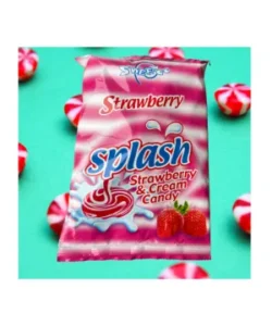 Splash candy - strawberry - pack of 40